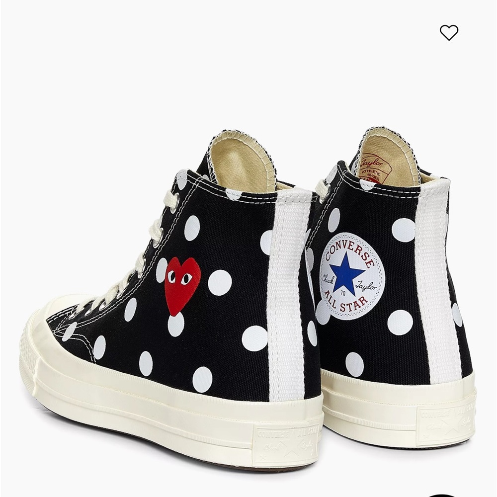 Come Des Garçons Play XConverse collaboration sneakers men’s size 10 , w… - Picture 3 of 10